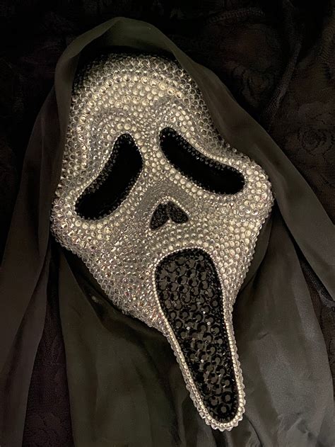 Be the life of the party with this Ghost Face® Bling Mask! Its exquisite details make it stand out from the crowd, adding an extra element of fun to your look. Get ready to dazzle your friends and turn heads! Shipping & Pickup IN STORE PICKUP We have two locations. NYC Address is 19 W 21st Street NYC & NJ Warehouse 1800 New Jersey 34 Wall ...
